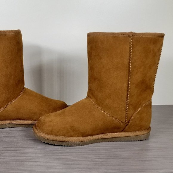 Harper Canyon Everly Faux Fur Lined Boot, Chestnut, Little Kid Size 3 (4-8 yr) - Picture 6 of 10